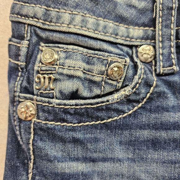 Miss Me Women's Blue Jeans, Size 26, Boot Cut, Style M3115B - Picture 8 of 14